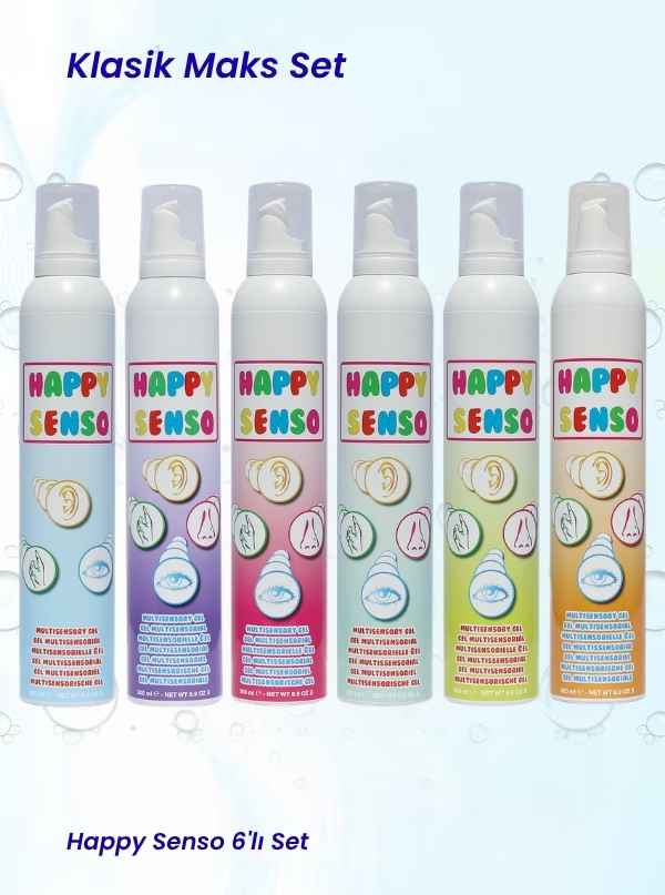 Happy Senso Klasik Maks Set 6'lı tüm klasik koku çeşitlerini içerir.